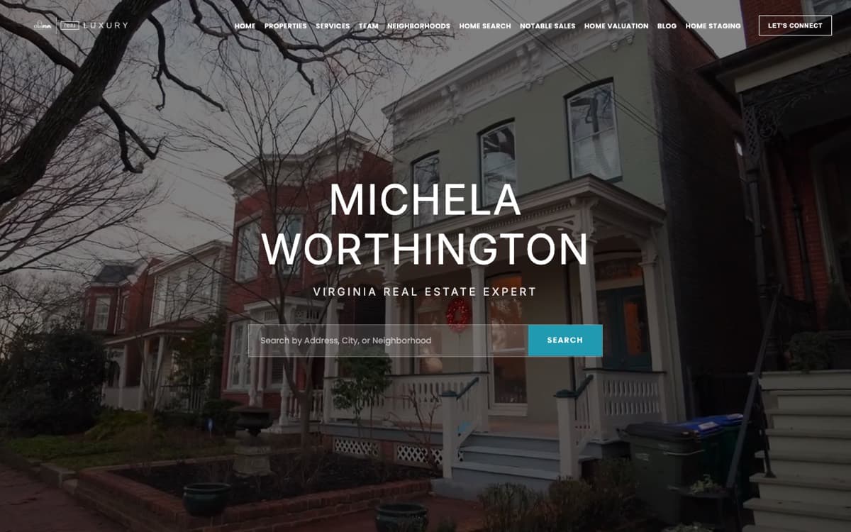 Michela Worthington, OwnRVA's website homepage